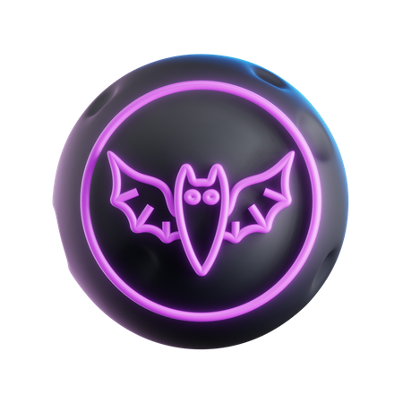 Scary Bat  3D Illustration