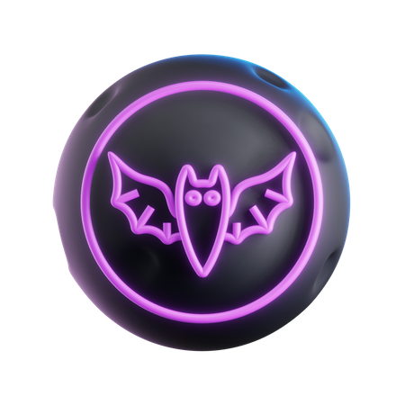 Scary Bat 3D Illustration