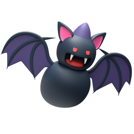 Scary Bat 3D Icon