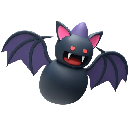 Scary Bat 3D Icon