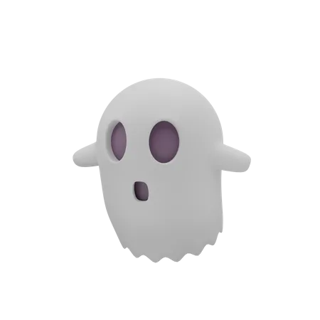 3 D Illustration Of Halloween Ghost 3D Icon