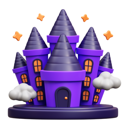 Scary Castle  3D Icon