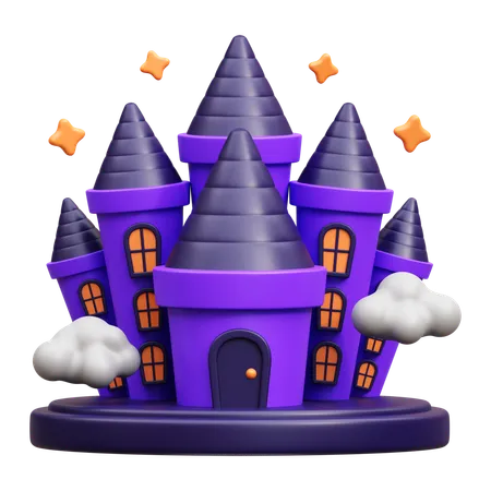 Scary Castle  3D Icon