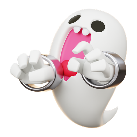 Scary Ghost  3D Icon