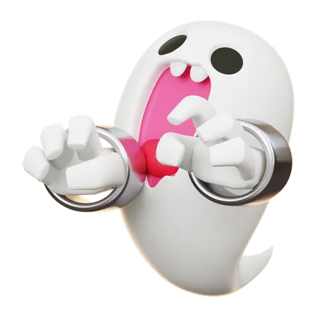 Scary Ghost  3D Icon