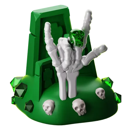 Scary Hand  3D Icon