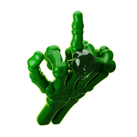 Scary Hand  3D Icon