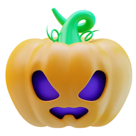 Scary Pumkin  3D Icon