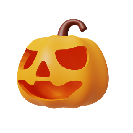 Scary Pumkin 3D Icon