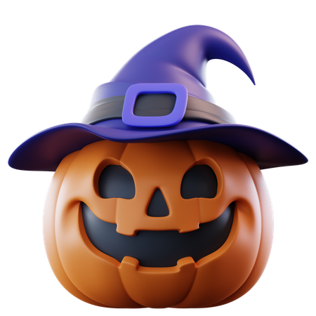 Scary Pumpkin  3D Icon