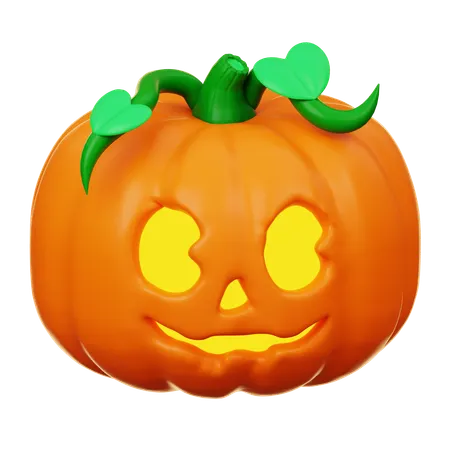 怖いカボチャ  3D Icon