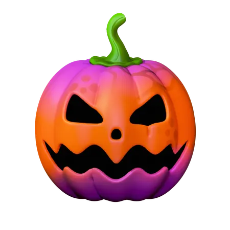 怖いカボチャ  3D Icon