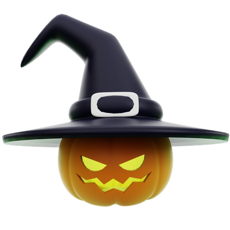 Scary Pumpkin  3D Icon