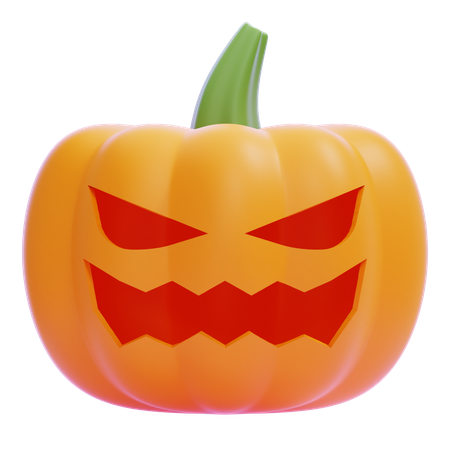 Scary Pumpkin  3D Icon