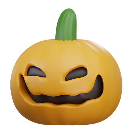 Scary Pumpkin  3D Icon