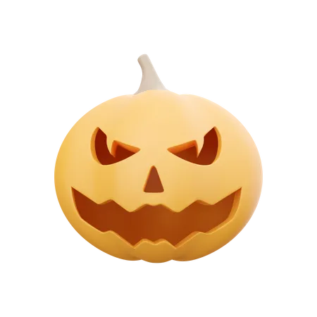 Scary Pumpkin  3D Icon