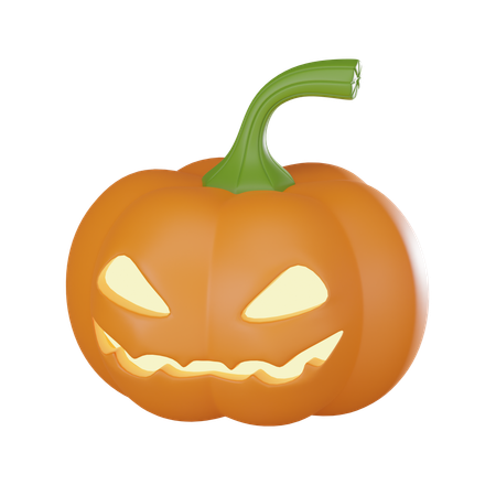 Scary Pumpkin  3D Icon