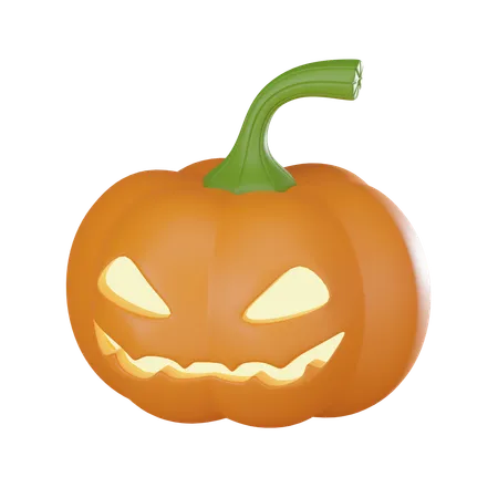 Scary Pumpkin  3D Icon