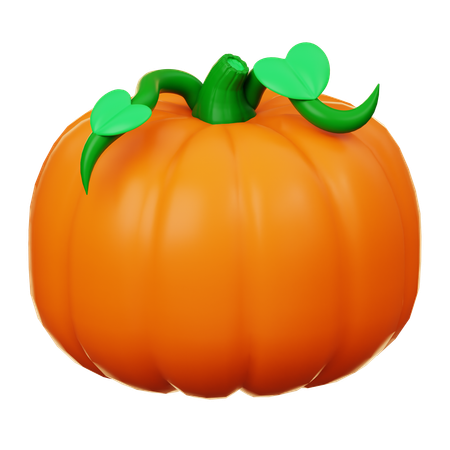 Scary Pumpkin  3D Icon