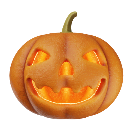 Scary pumpkin  3D Icon