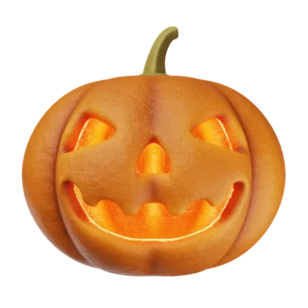 Scary pumpkin  3D Icon