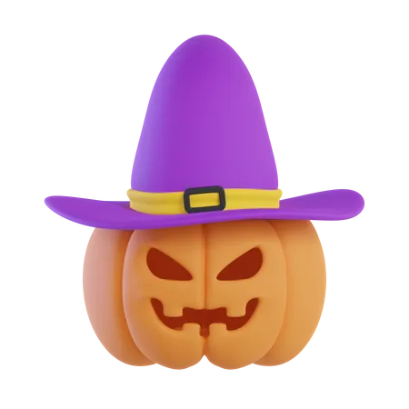 Scary Pumpkin  3D Icon