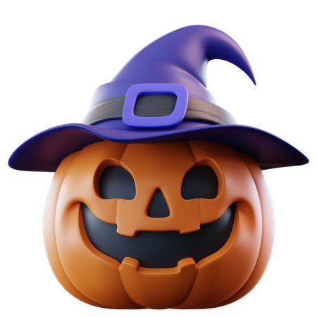 Scary Pumpkin  3D Icon