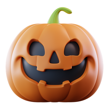 Scary Pumpkin  3D Icon