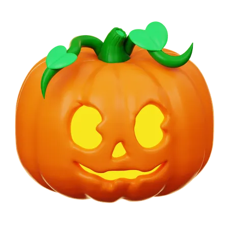 Scary Pumpkin  3D Icon