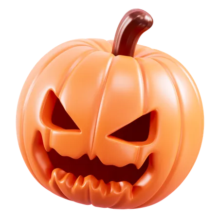 Scary Pumpkin  3D Icon