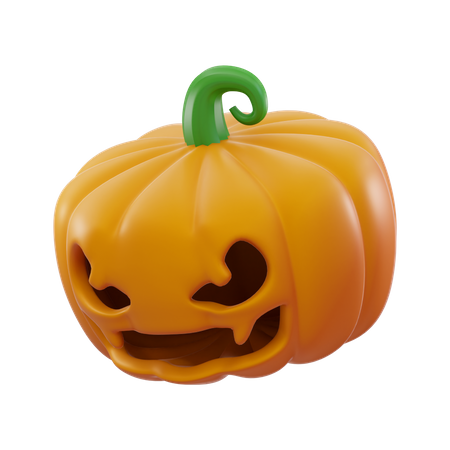 Scary Pumpkin  3D Icon