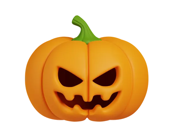 Scary Pumpkin  3D Icon