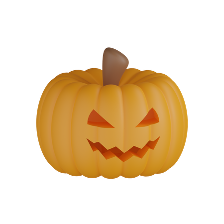 Scary Pumpkin  3D Icon