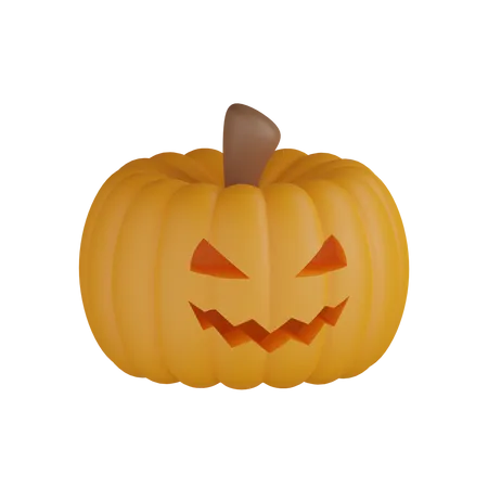 Scary Pumpkin  3D Icon