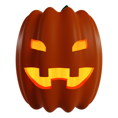 Scary Pumpkin  3D Icon