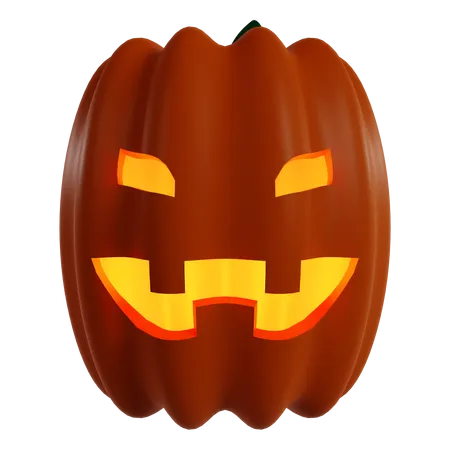 Scary Pumpkin  3D Icon