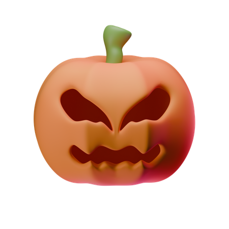 Scary Pumpkin  3D Icon