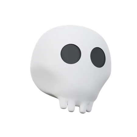 Scary Skull  3D Icon