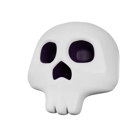 Scary Skull 3D Icon