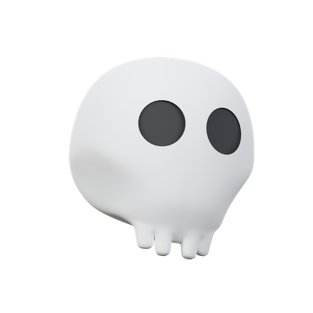 Scary Skull  3D Icon