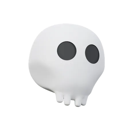 Scary Skull 3 D Icon 3D Icon