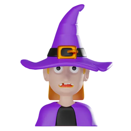 Scary Witch  3D Icon