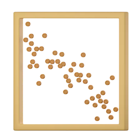 Scatter Chart  3D Icon