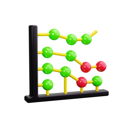 Scatter Plot  3D Icon