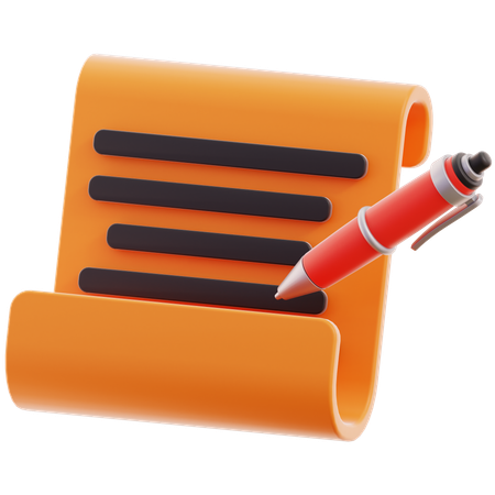Scénario de film  3D Icon