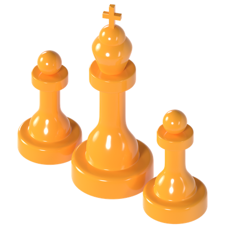 Schach  3D Illustration