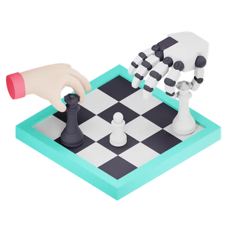 Schach spielen  3D Icon