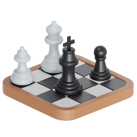 Schachbrett  3D Icon