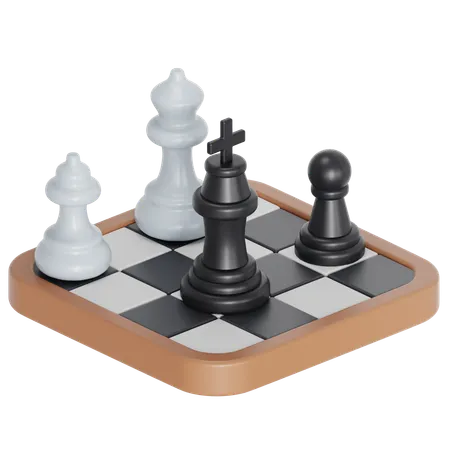 Schachbrett  3D Icon