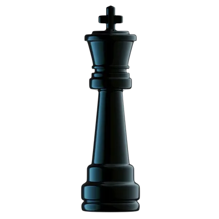 Schachkönig  3D Illustration